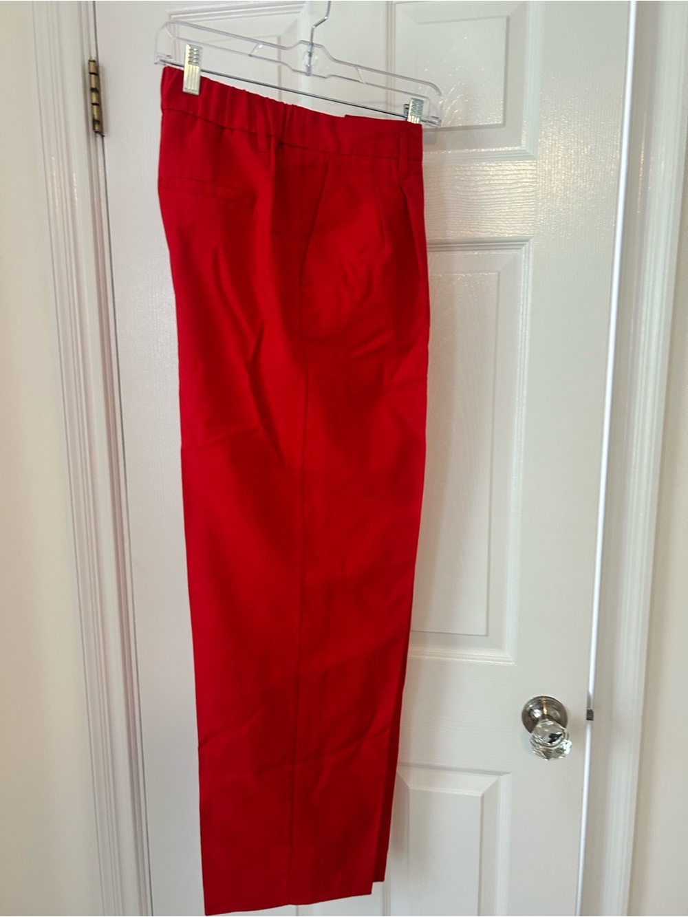 Woman’s Red high rise Pleated Trousers